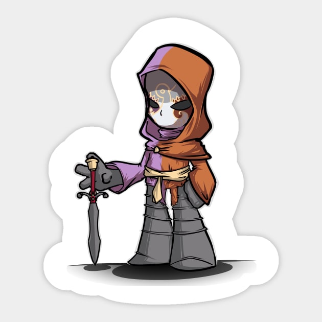 Sheogorath of blades Sticker by ArryDesign